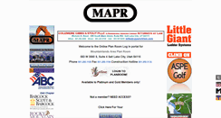 Desktop Screenshot of mapronline.com