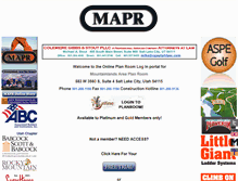 Tablet Screenshot of mapronline.com